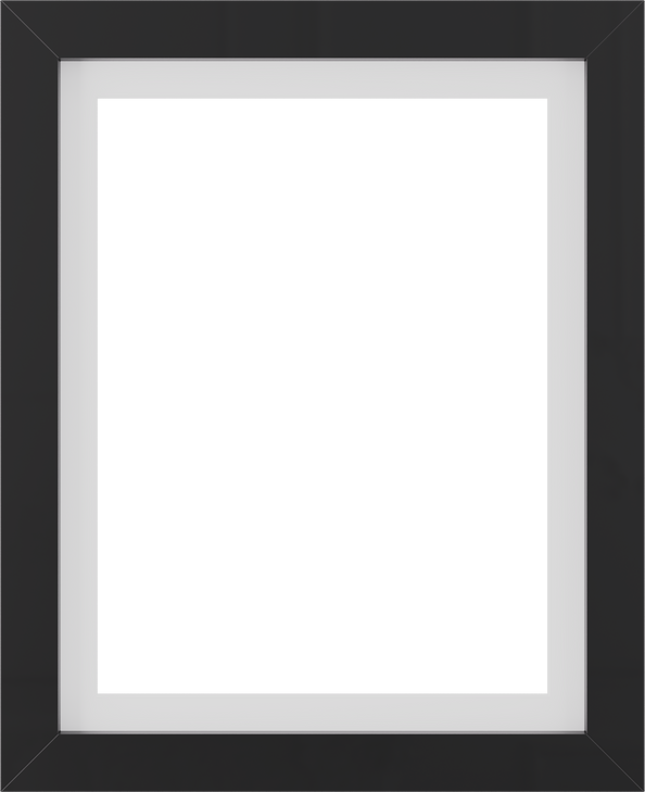 Black Picture Frame Cutout 8x10